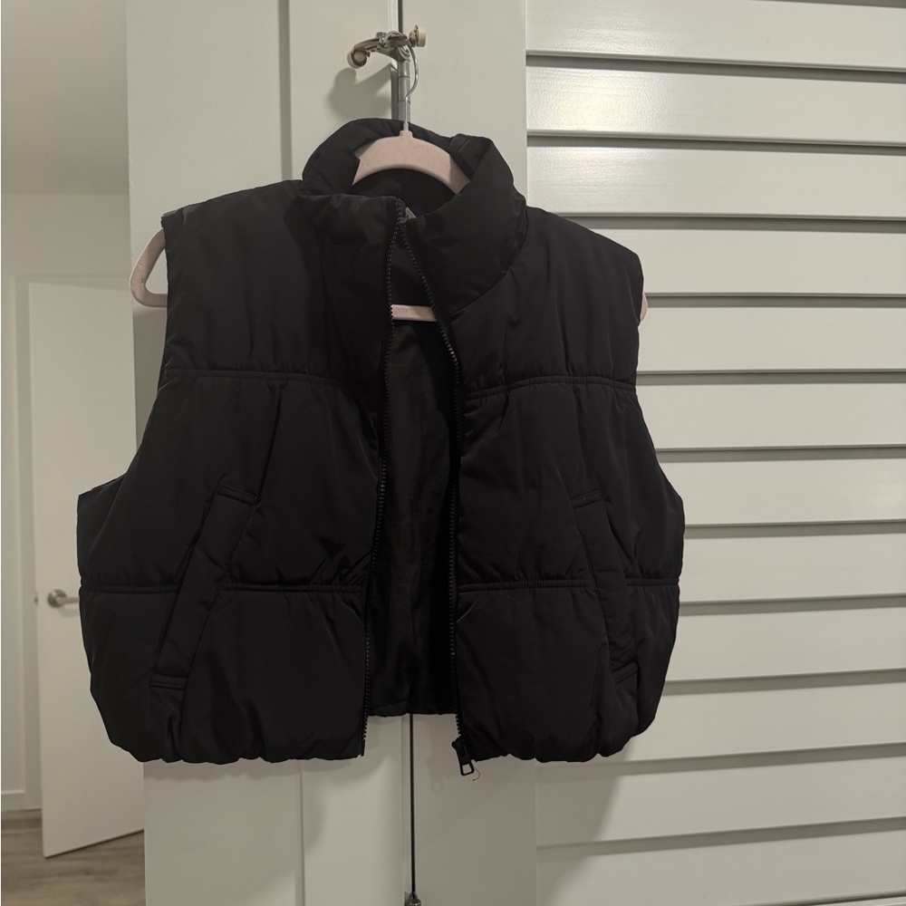 Black Puffer Vest